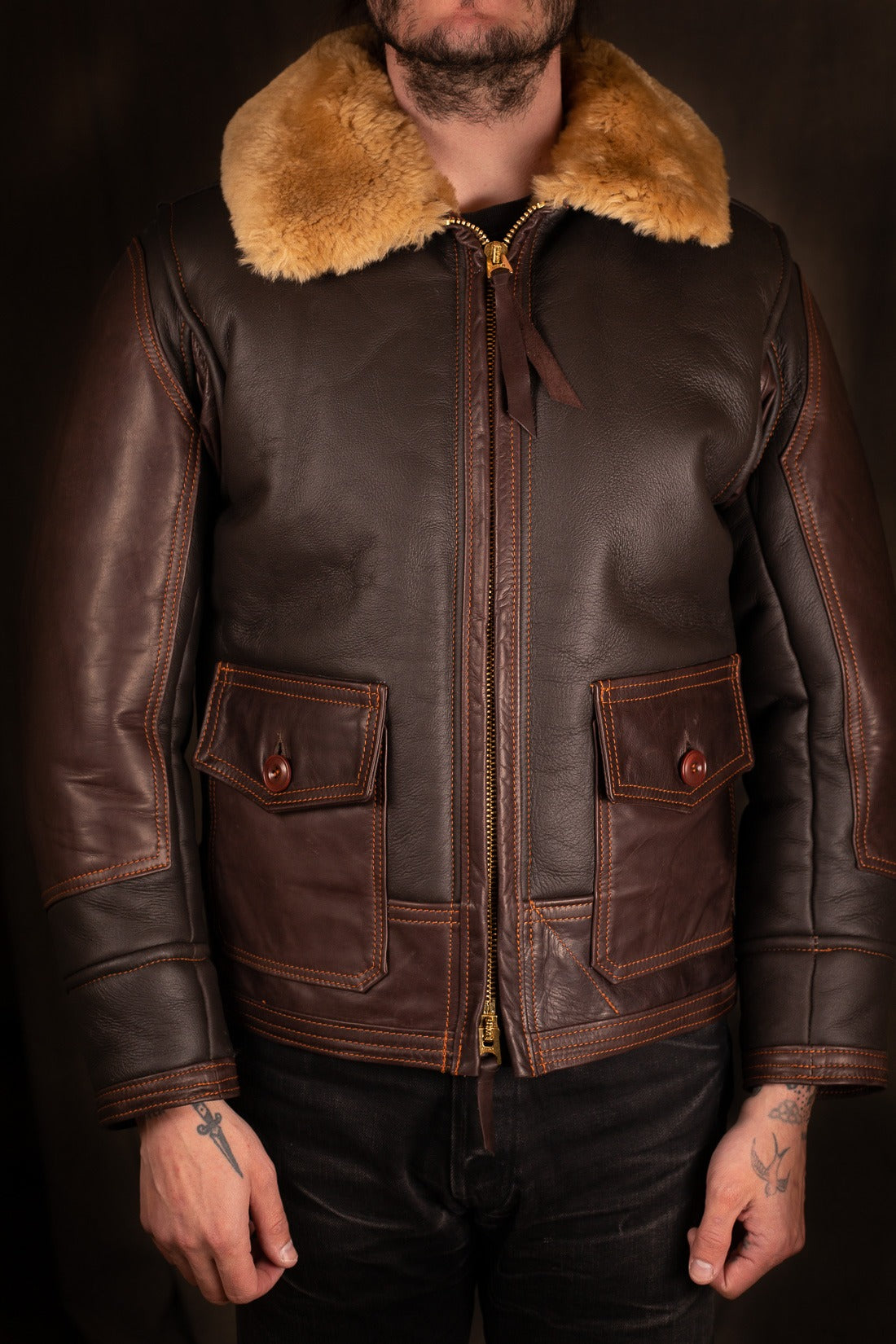 Iron Heart X Simmons Bilt Flight Jacket IHSB-ANJ4