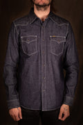 Iron Heart IHSH-320-IND 10oz Selvedge Denim Western Shirt