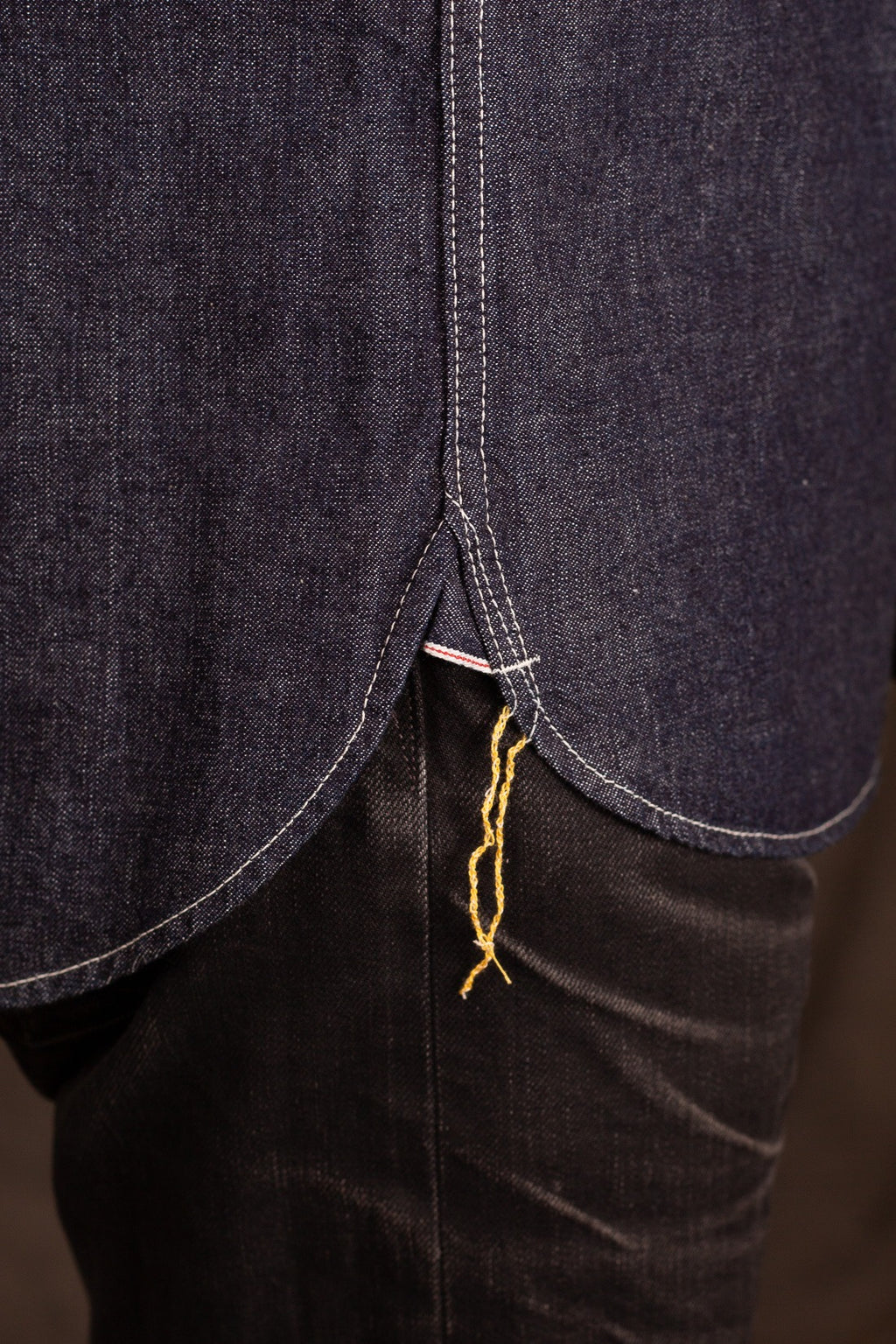 Iron Heart IHSH-320-IND 10oz Selvedge Denim Western Shirt