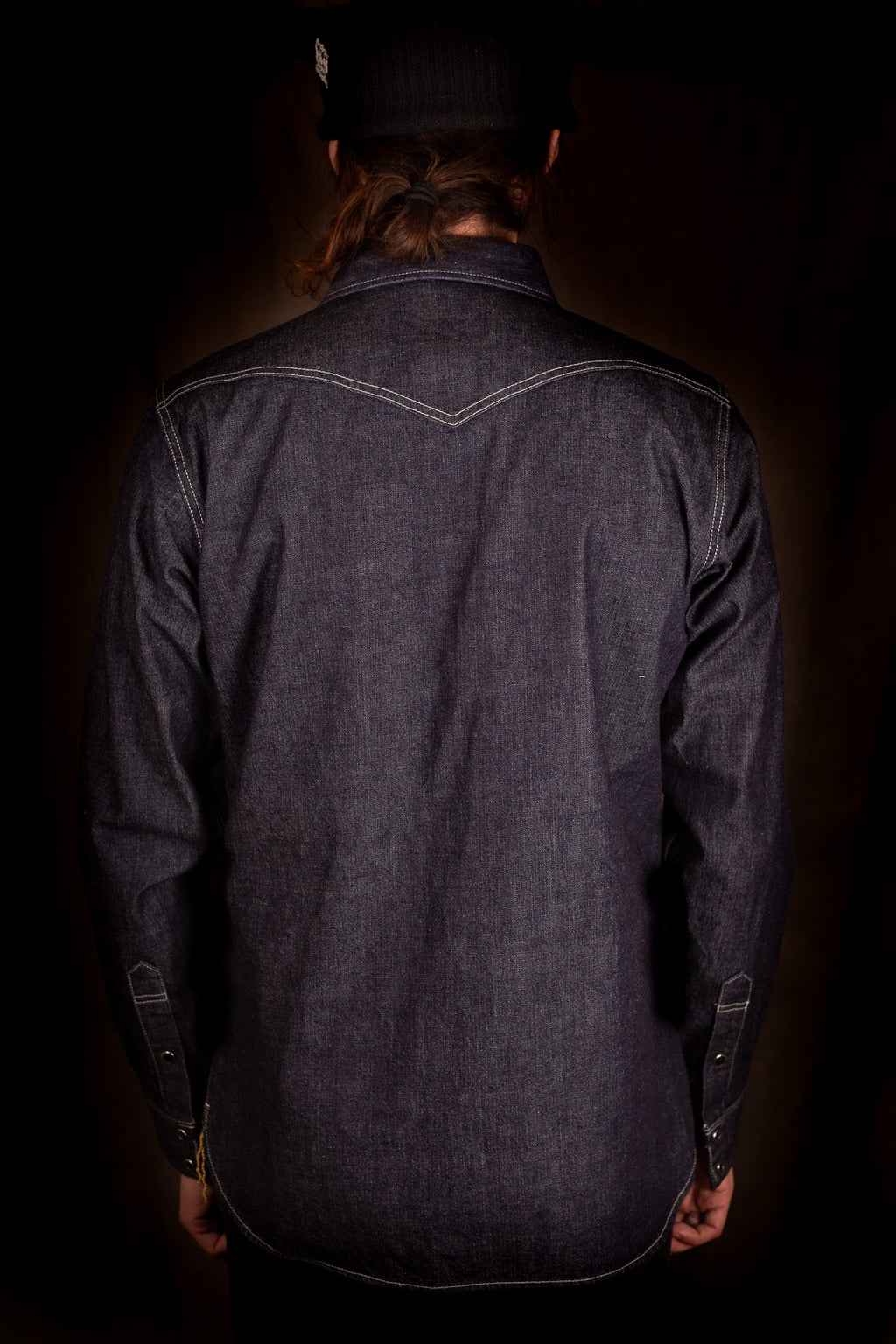 Iron Heart IHSH-320-IND 10oz Selvedge Denim Western Shirt