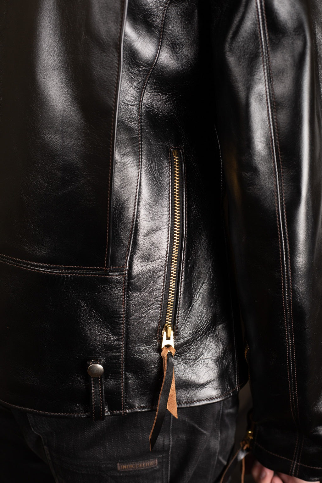 Double Helix The Innovator Horsehide Jacket Black