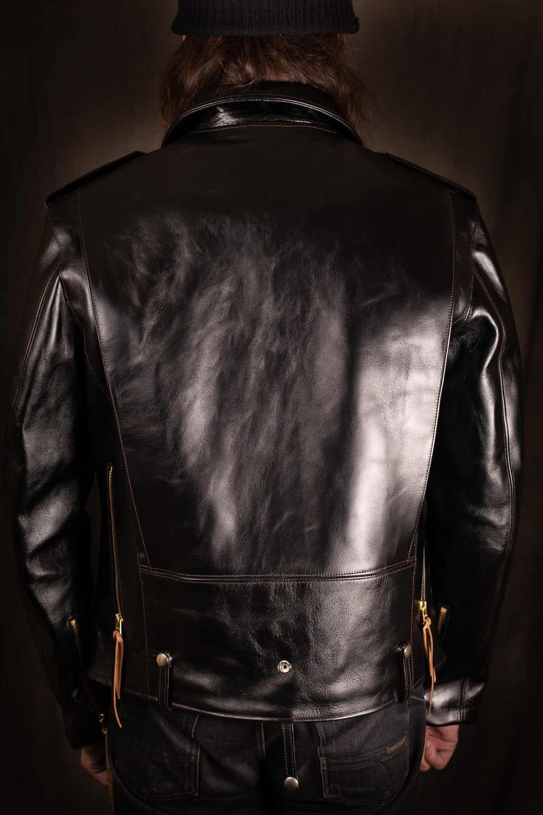 Double Helix The Innovator Horsehide Jacket Black