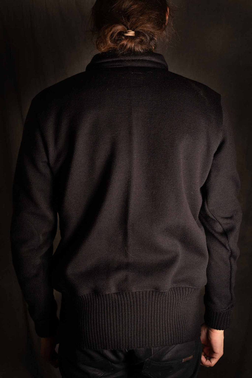 Dehen Motorcycle Sweater - Black