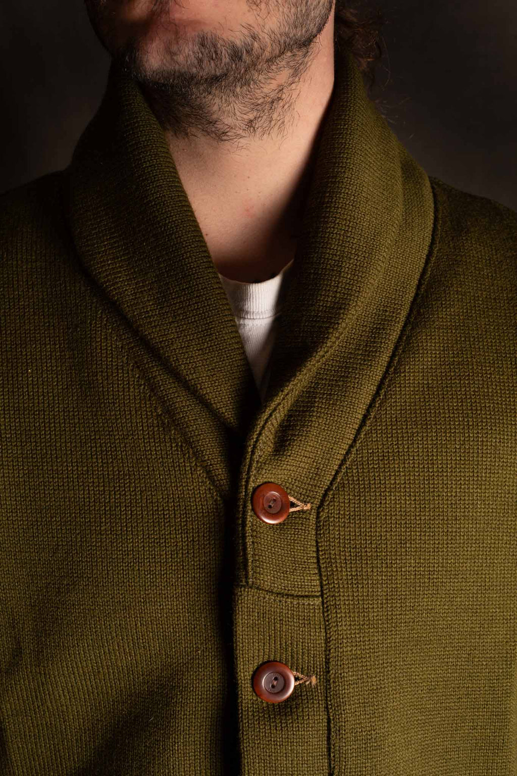 Dehen Shawl Sweater Coat 2.0 - Loden