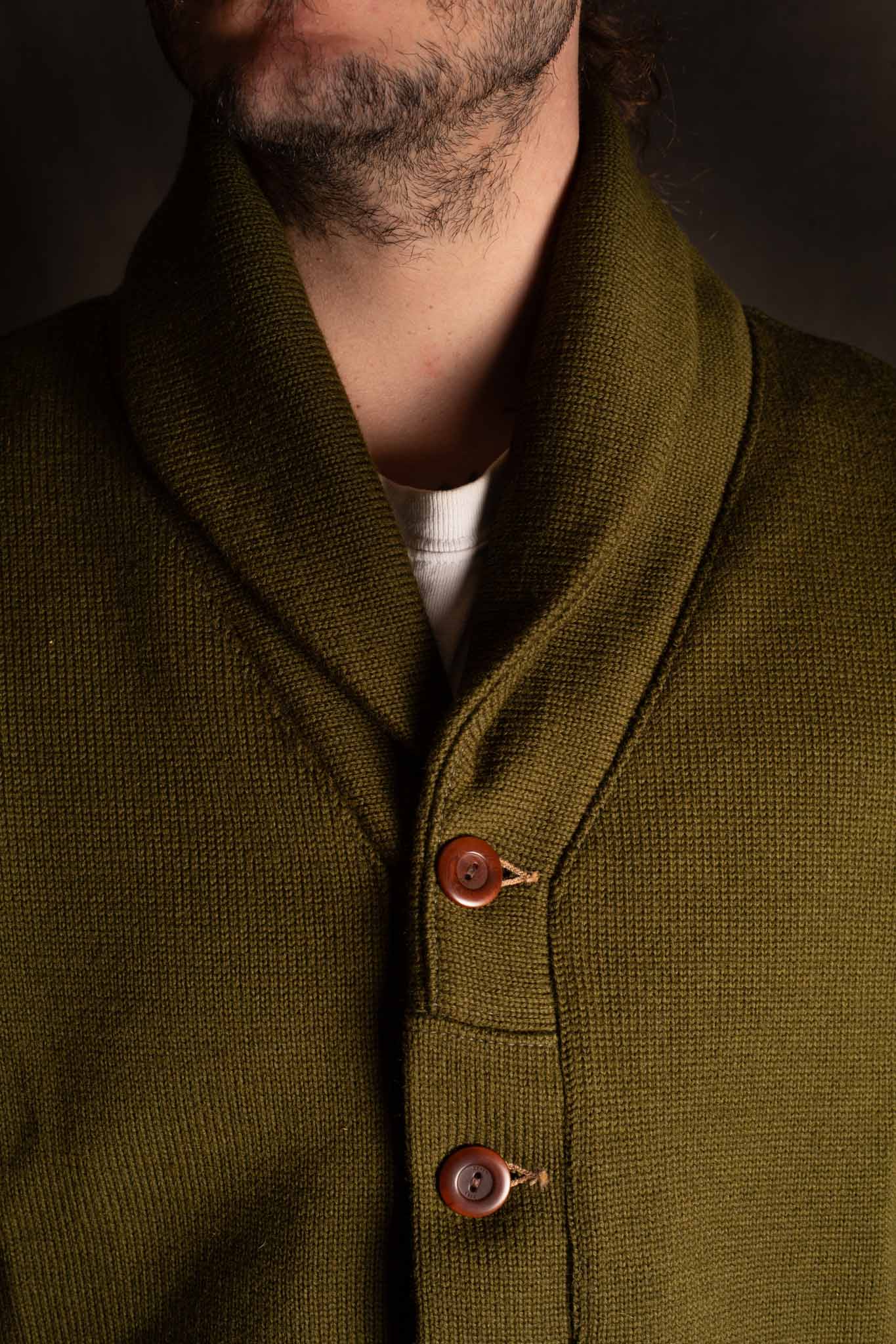 Dehen Shawl Sweater Coat 2.0 - Loden