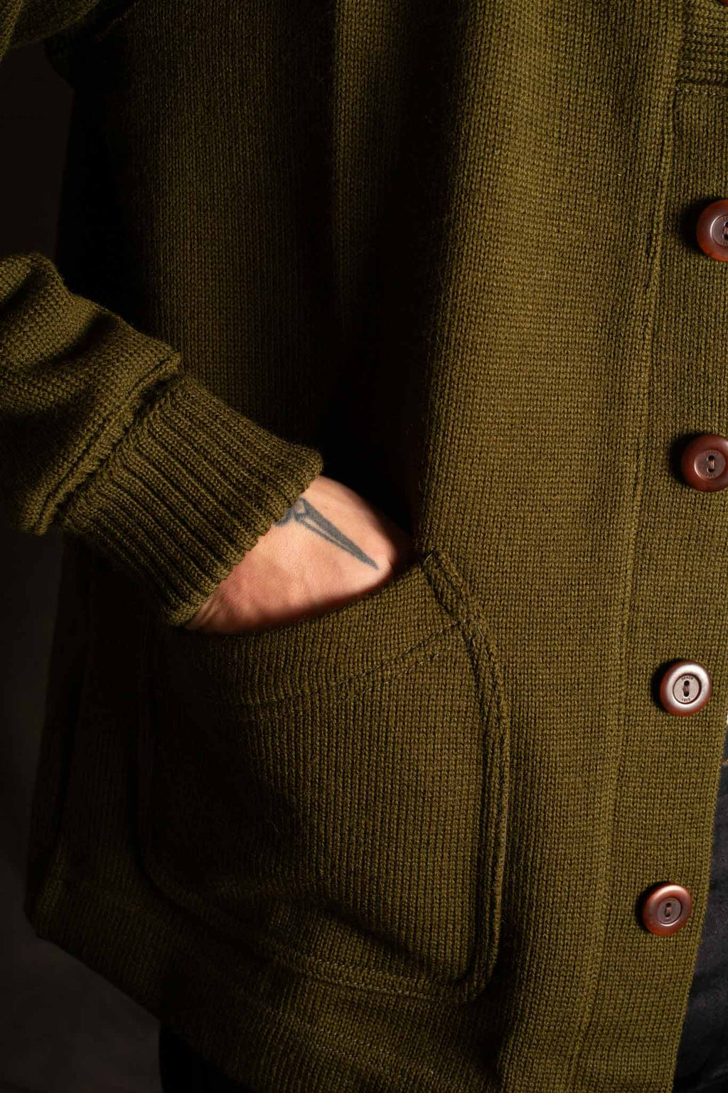 Dehen Shawl Sweater Coat 2.0 - Loden