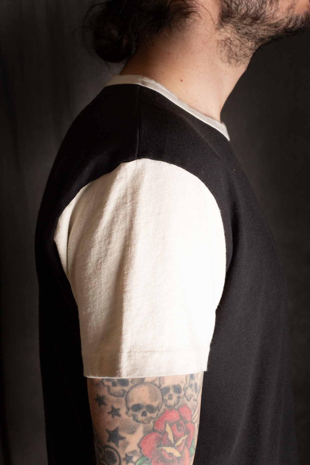 Freenote Cloth - ringer s/s t-shirt black