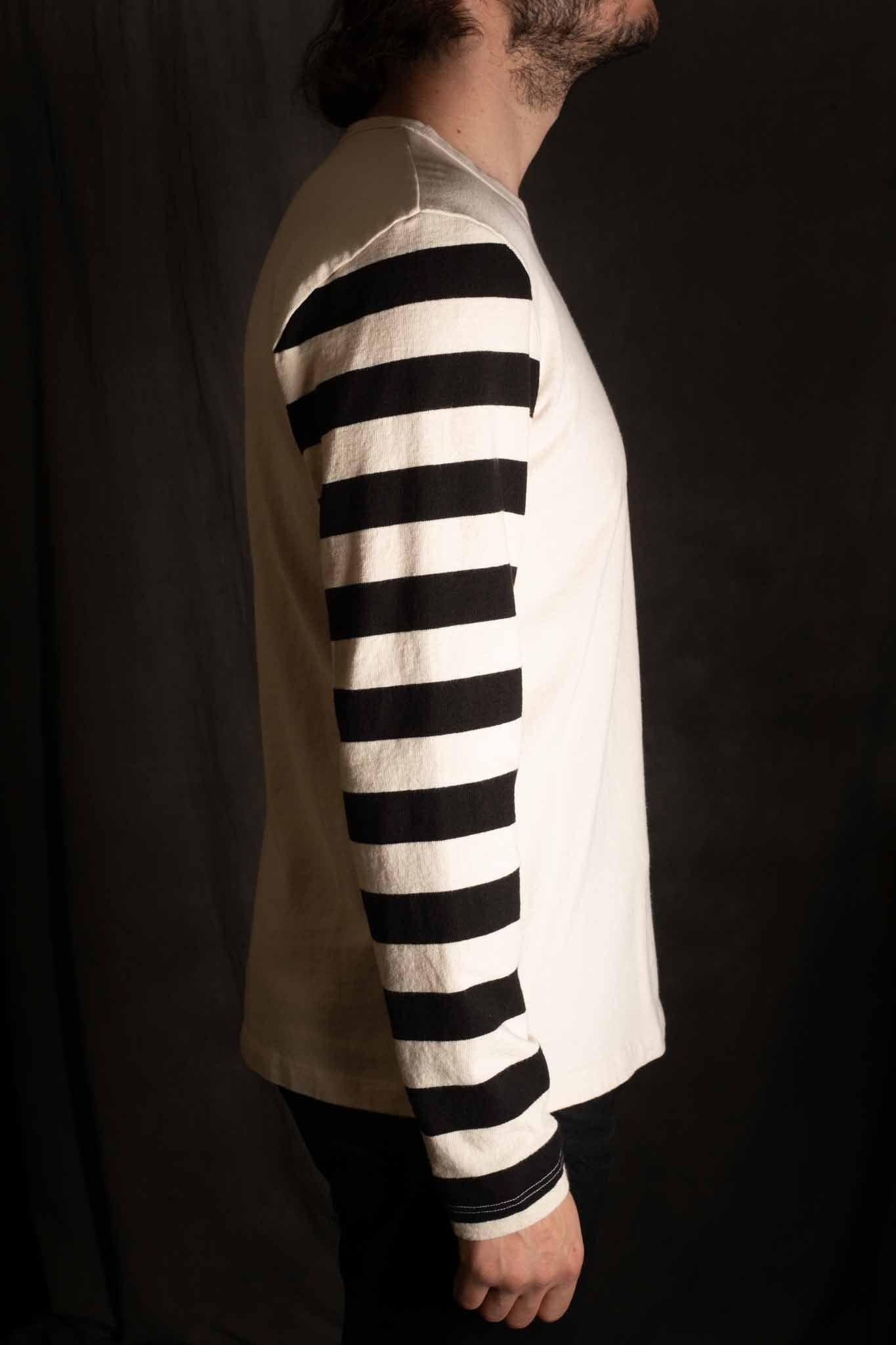 Freenote Cloth - shifter l/s tee natural combo