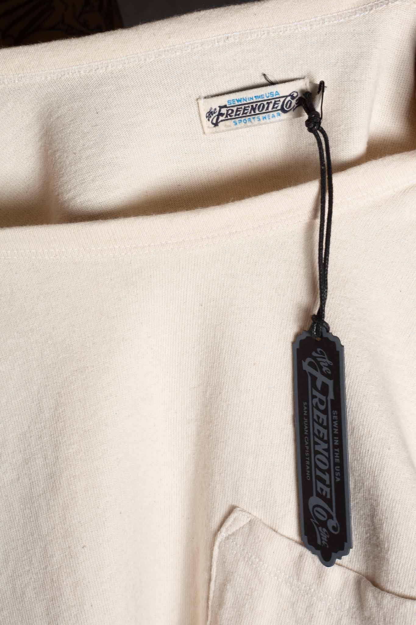 Freenote Cloth - shifter l/s tee natural combo