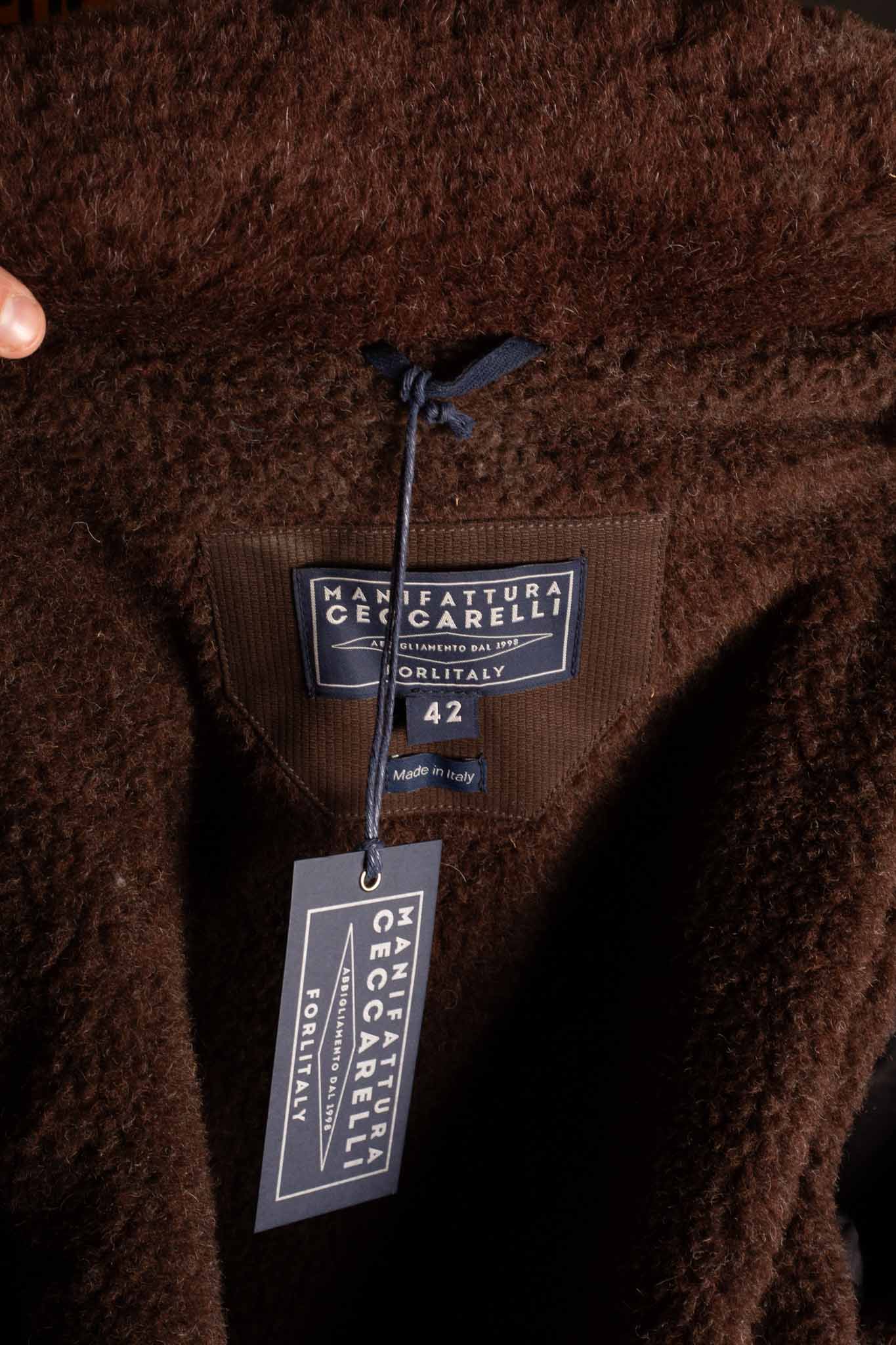 MANIFATTURA CECCARELLI - DECK JACKET WAXED CANVAS 7061-WX Orange