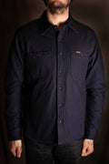 Iron Heart IHSH-374-IND - 14oz Double Cloth Work Shirt - Indigo