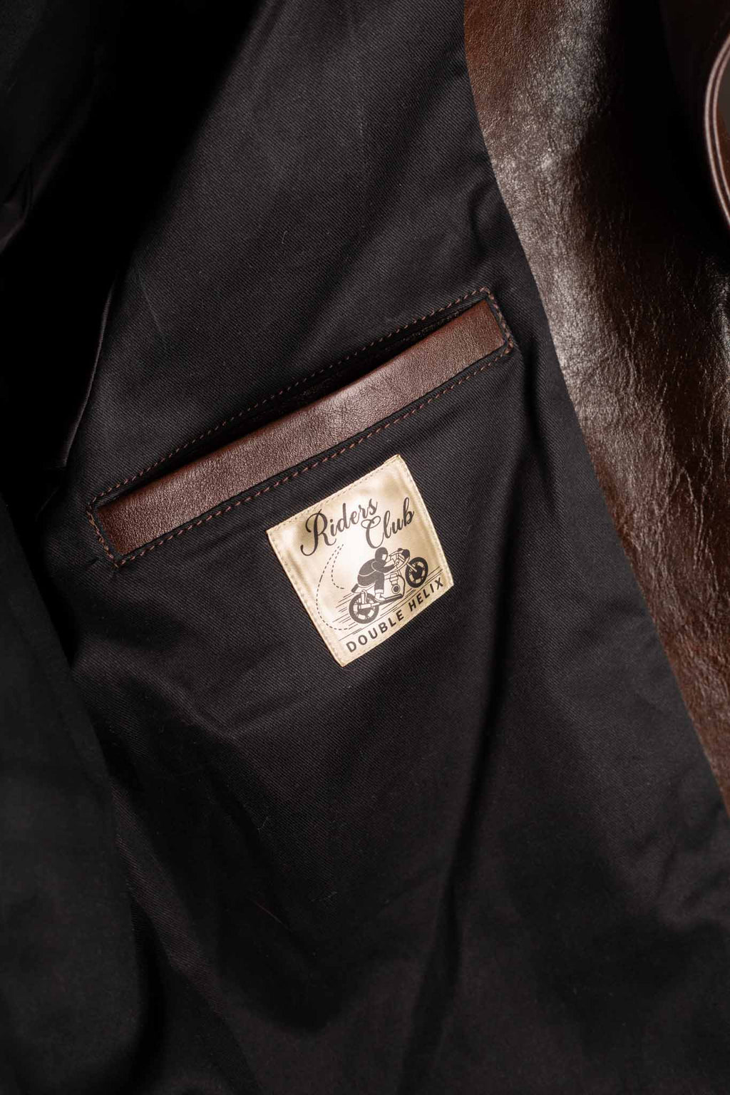 Double Helix The Rider Unus Horsehide Jacket - Dark Brown