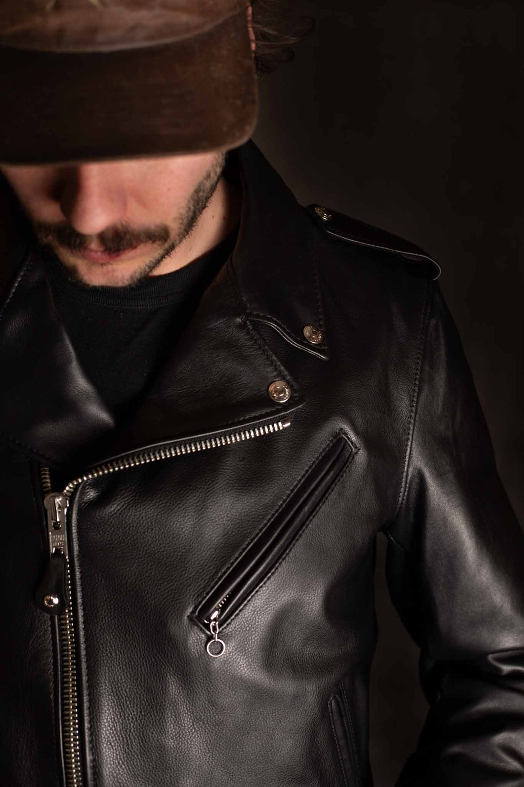 Schott 626 Perfecto Lightweight Fitted Cowhide Motorcycle Jacket
