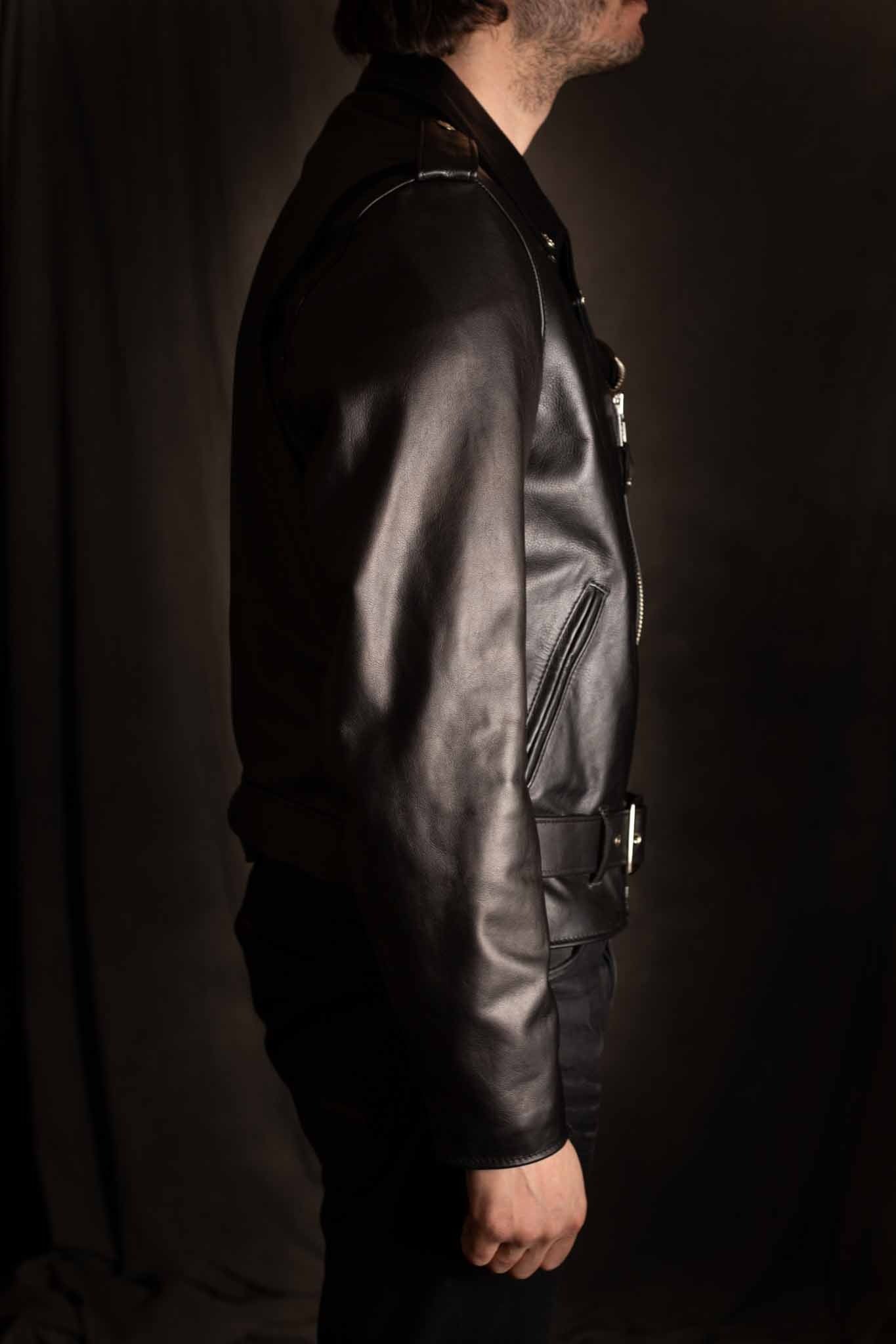 Schott 626 Perfecto Lightweight Fitted Cowhide Motorcycle Jacket