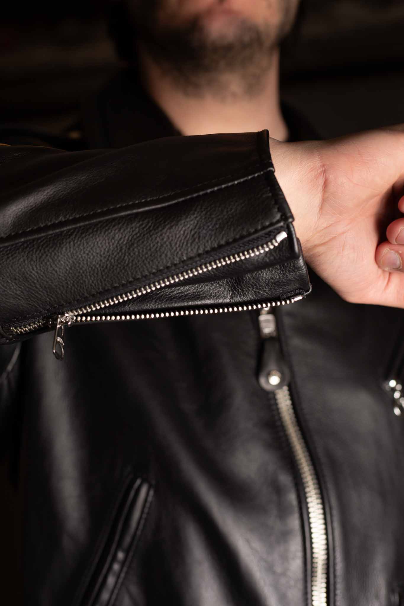 Schott 626 Perfecto Lightweight Fitted Cowhide Motorcycle Jacket