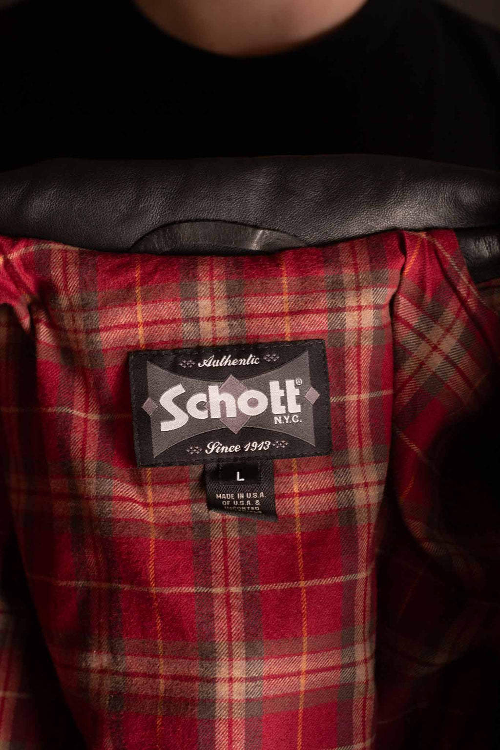 Schott 626 Perfecto Lightweight Fitted Cowhide Motorcycle Jacket