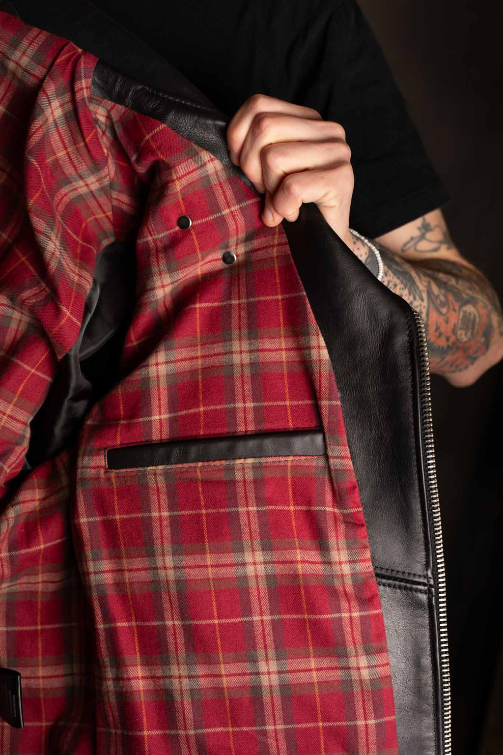 Schott 626 Perfecto Lightweight Fitted Cowhide Motorcycle Jacket