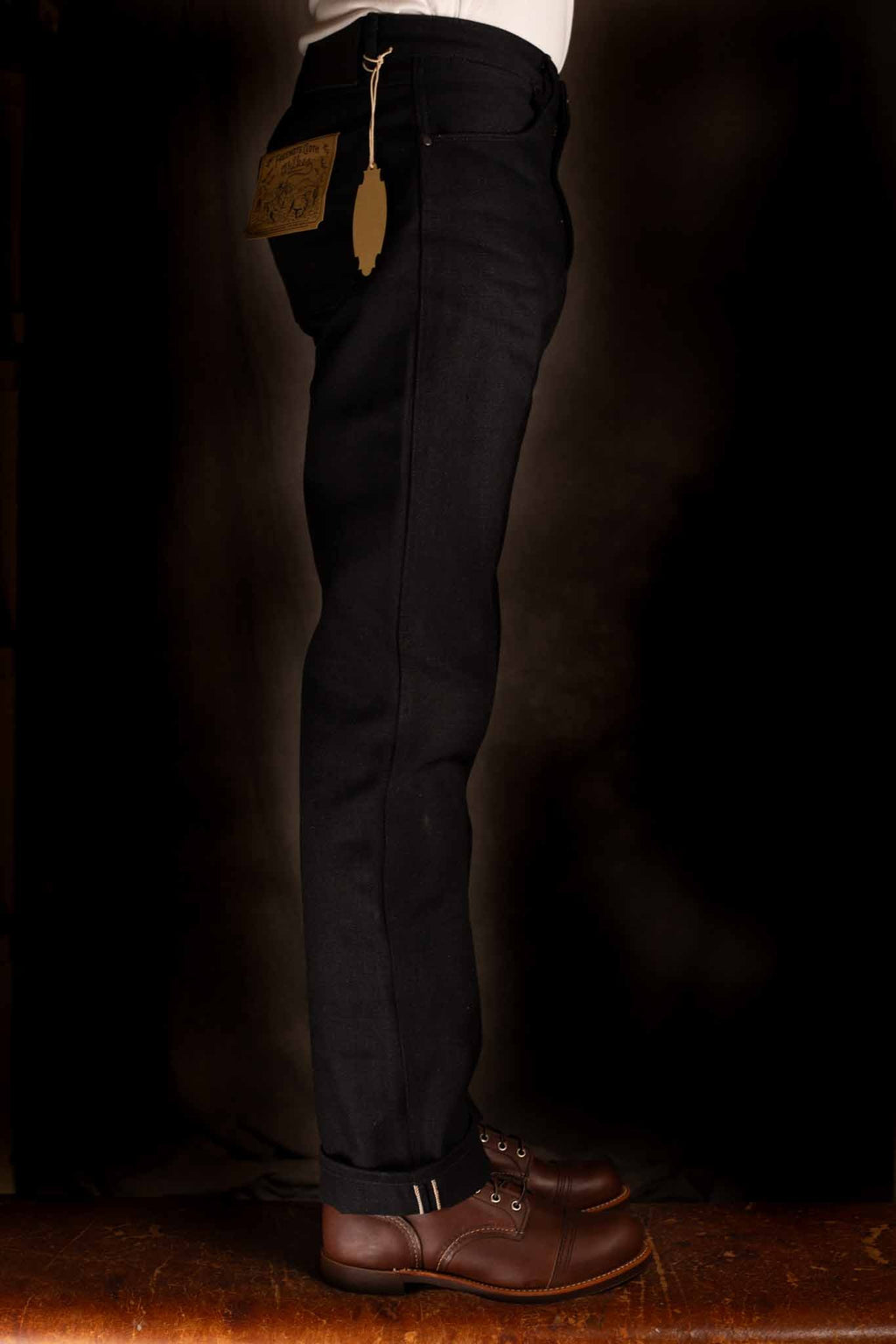 Freenote Cloth - wilkes western 17 ounce black denim