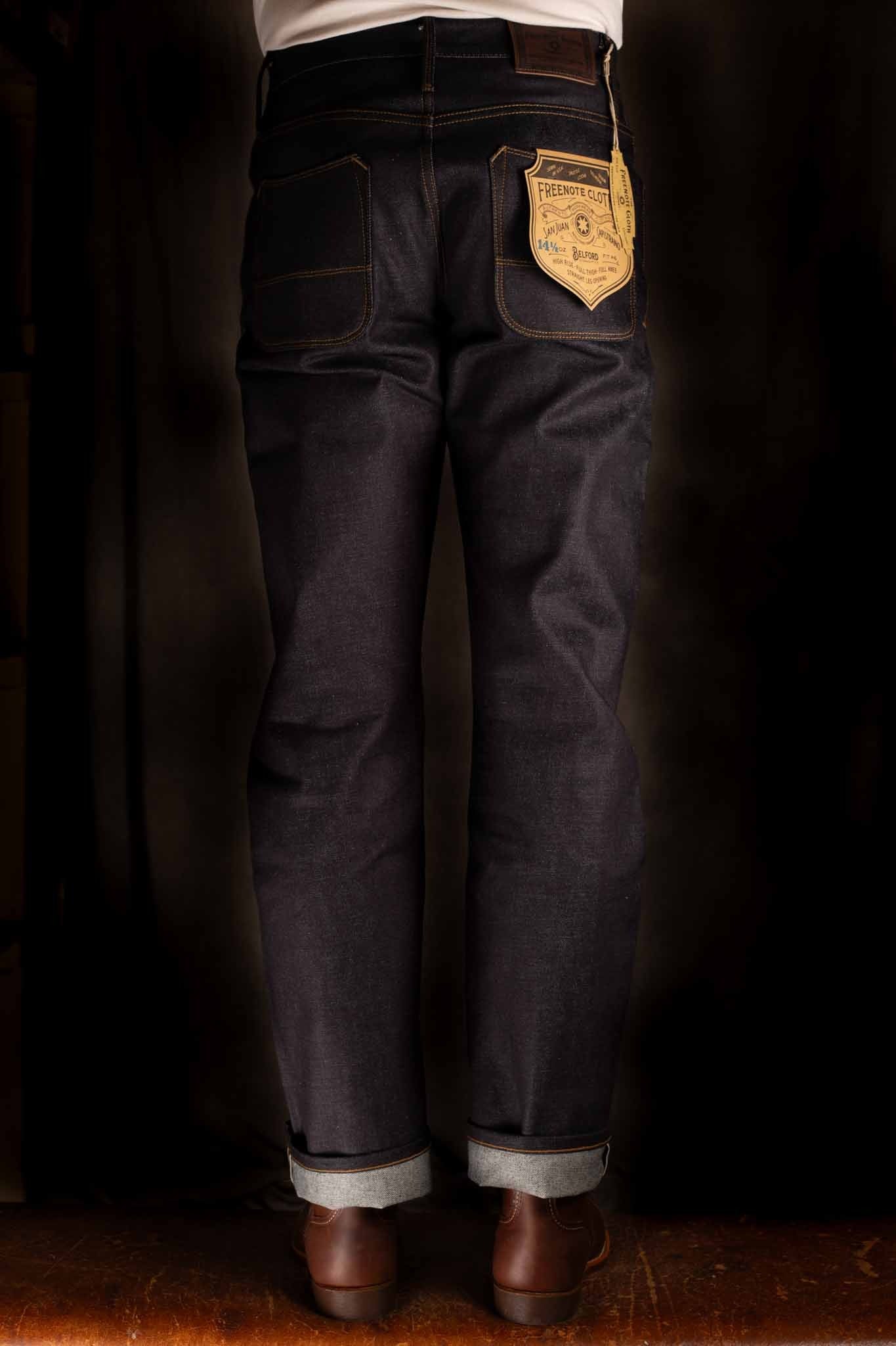 Freenote Cloth - belford straight 14.50 ounce kaihara denim