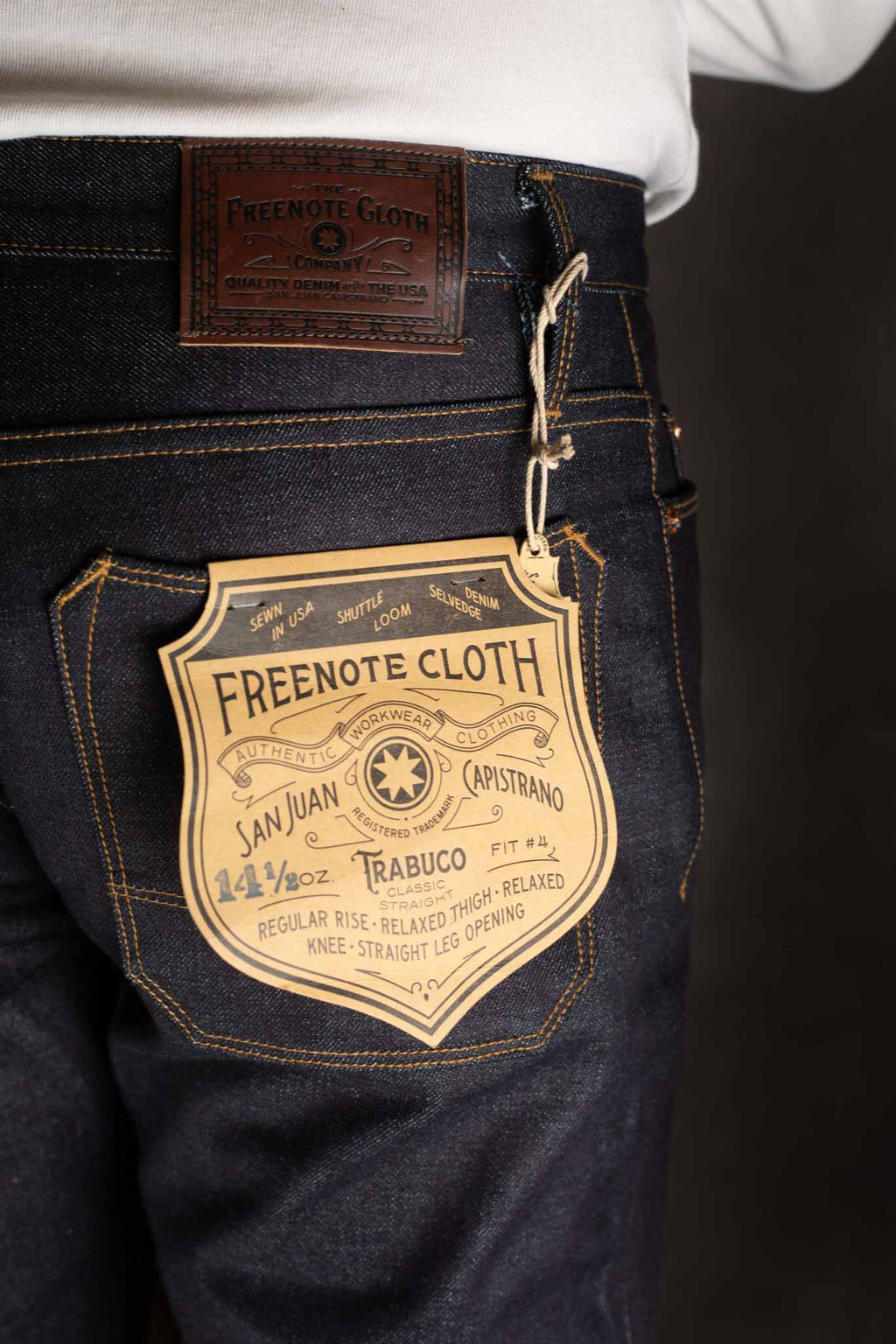 Freenote Cloth Trabuco classic straight 14.50 ounce kaihara denim