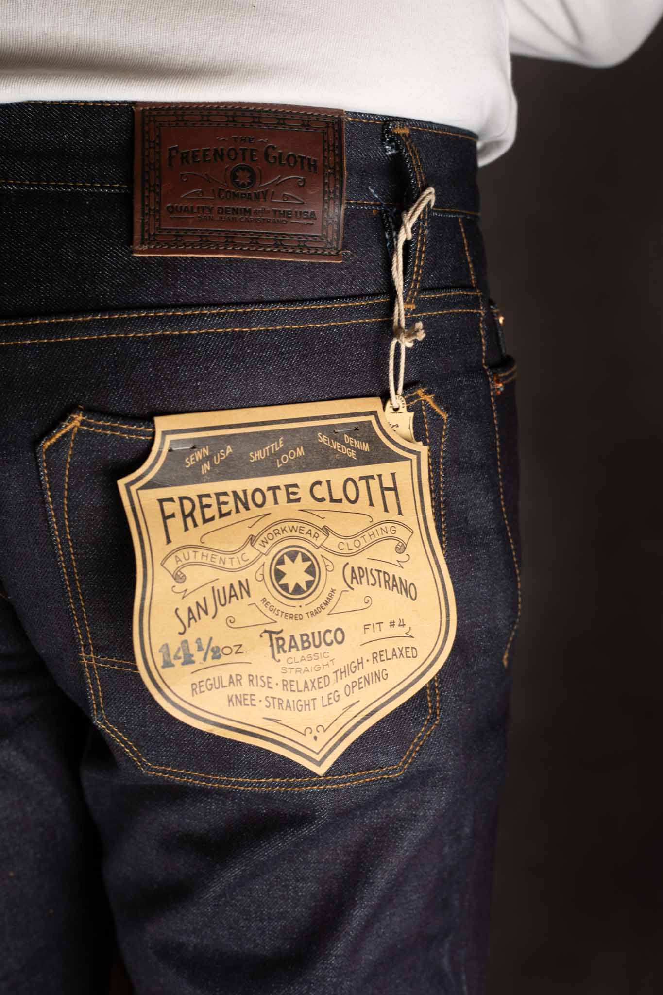 Freenote Cloth Trabuco classic straight 14.50 ounce kaihara denim
