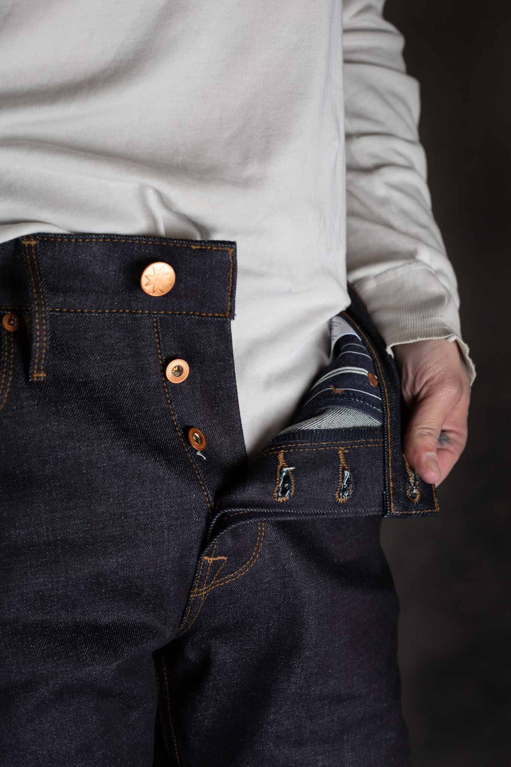 Freenote Cloth - portola classic taper 14.50 ounce kaihara denim