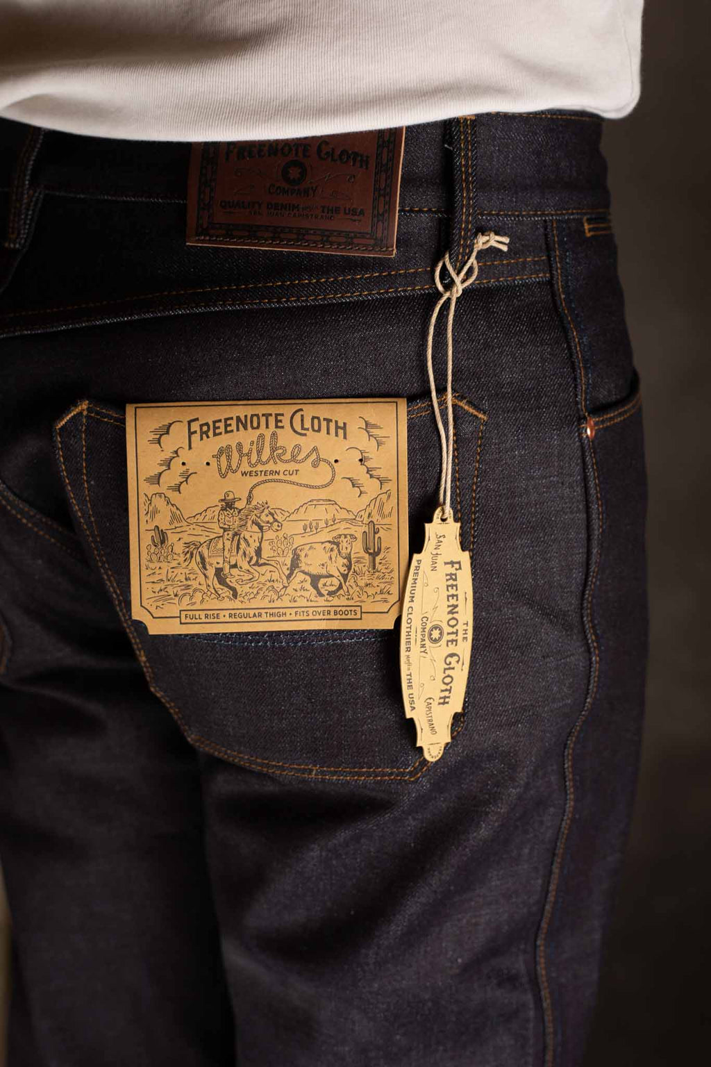 Freenote Cloth - wilkes western 14.50 ounce kaihara denim