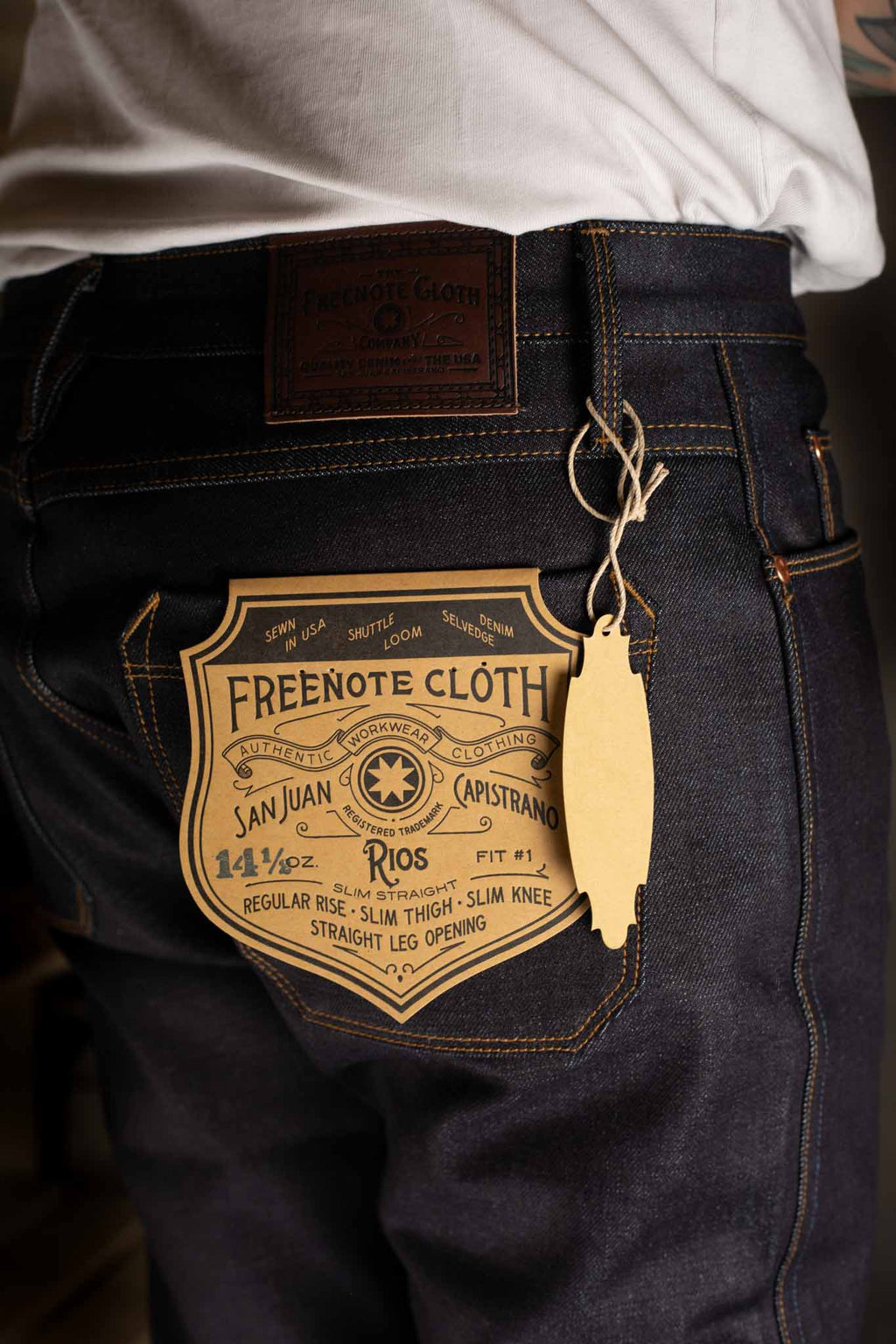 Freenote Cloth - Rios Slim straight 14.50 ounce kaihara denim