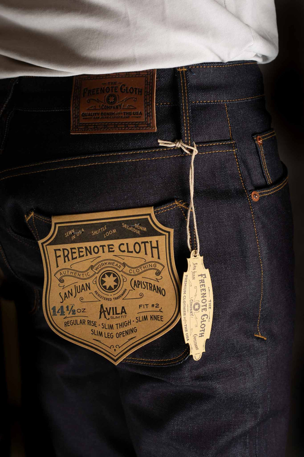 Freenote Cloth - avila slim taper 14.50 ounce kaihara denim