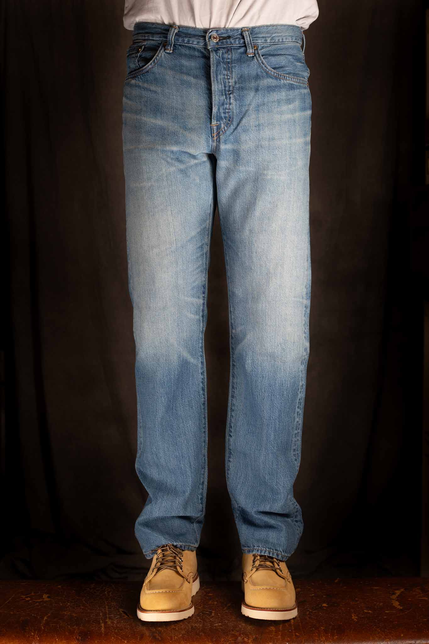 Edwin Made in Japan, LOOSE STRAIGHT - LIGHTWEIGHT 10.5oz KAIHARA RED SELVAGE  - Light used -  I033518-015J