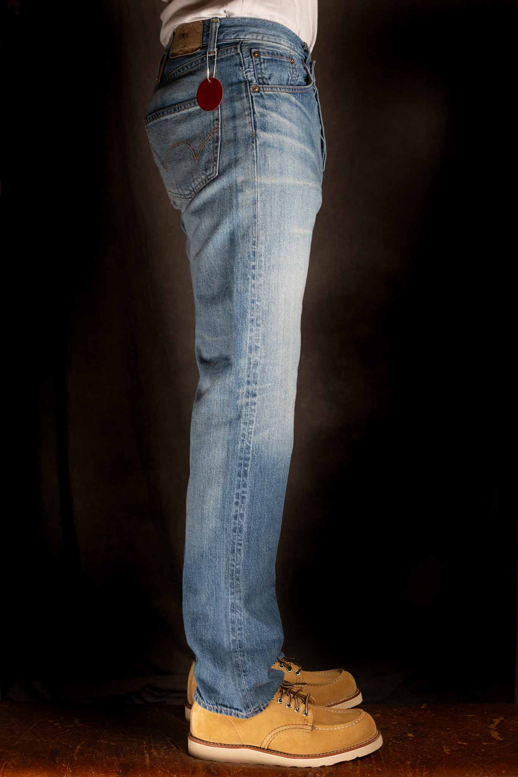 Edwin Made in Japan, LOOSE STRAIGHT - LIGHTWEIGHT 10.5oz KAIHARA RED SELVAGE  - Light used -  I033518-015J