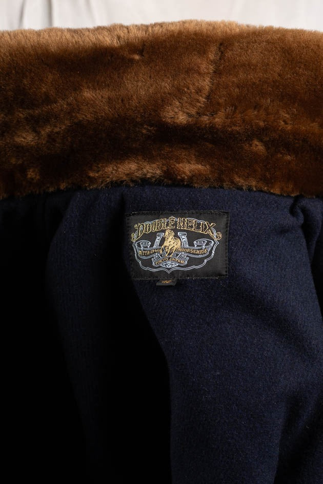 Double Helix TYPE N-1 DECK JACKET Horsehide - OLIVE