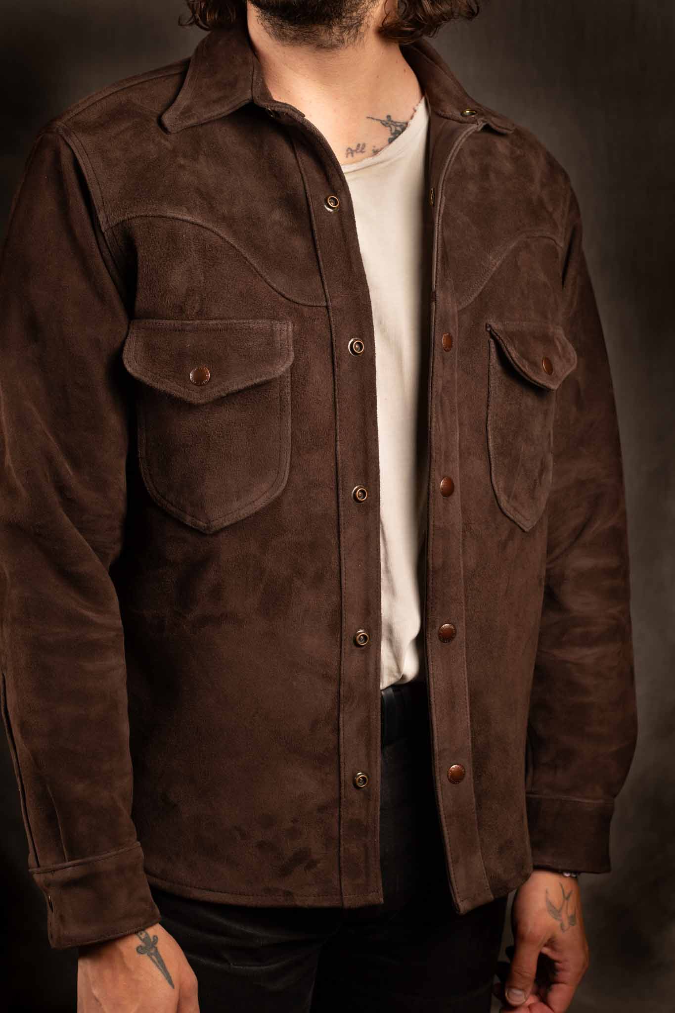 Freenote Cloth packard goatskin chocolate