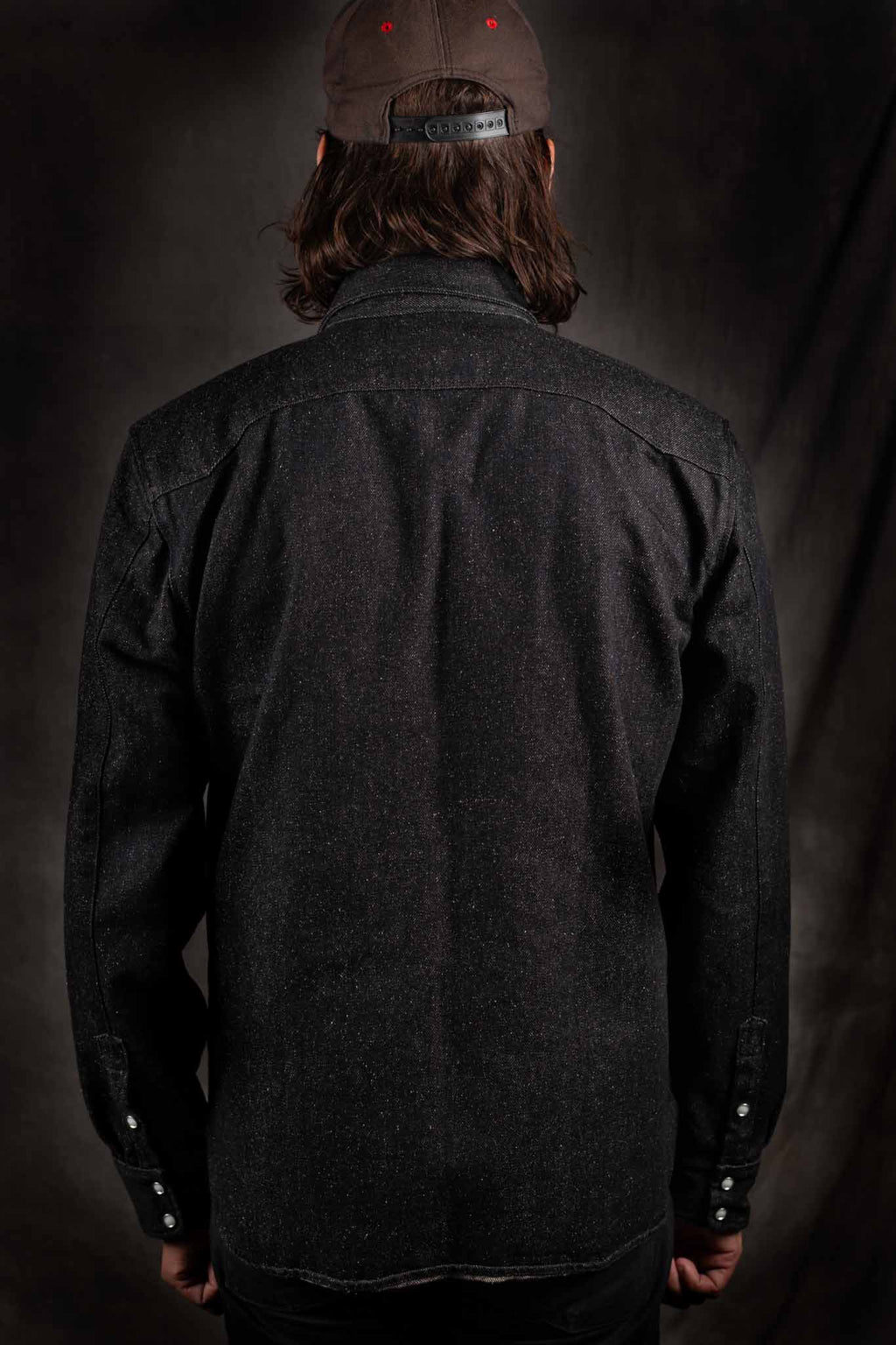 Freenote Cloth Modern western black nep denim