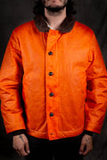MANIFATTURA CECCARELLI - DECK JACKET WAXED CANVAS 7061-WX Orange