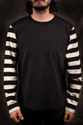 Freenote Cloth - Shifter L/S Tee Black Combo