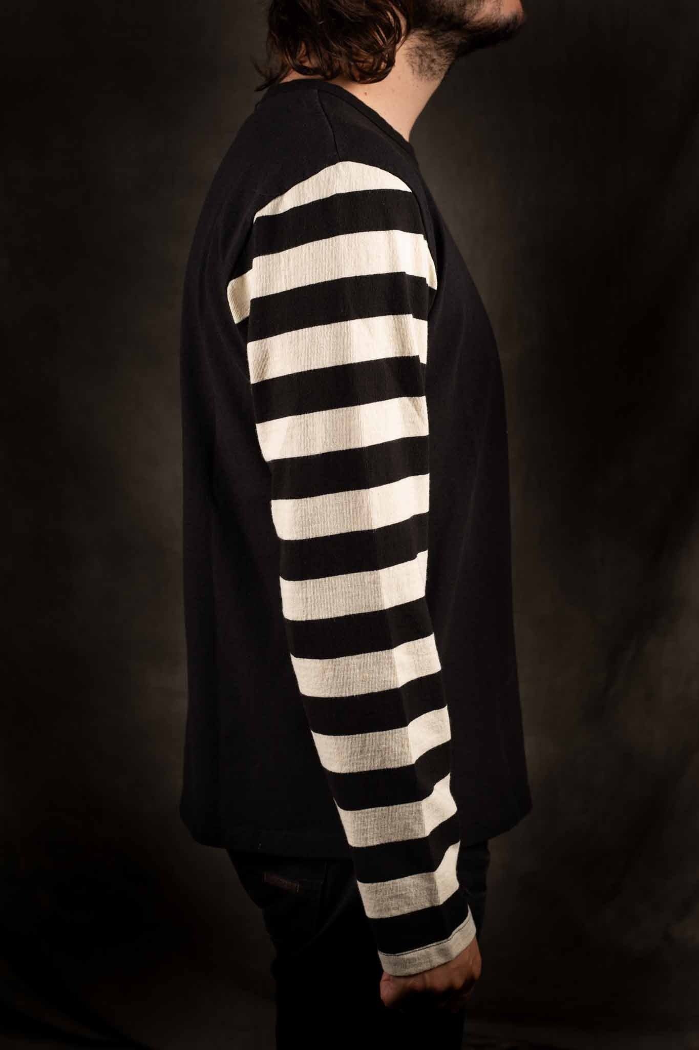 Freenote Cloth - Shifter L/S Tee Black Combo