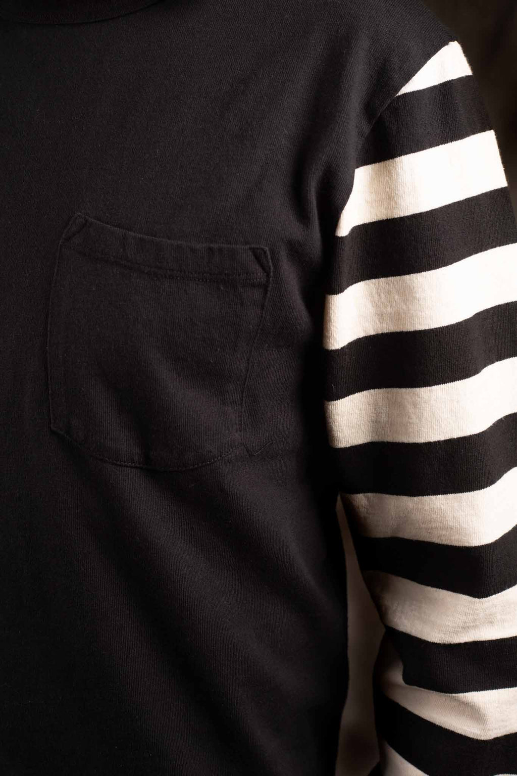 Freenote Cloth - Shifter L/S Tee Black Combo