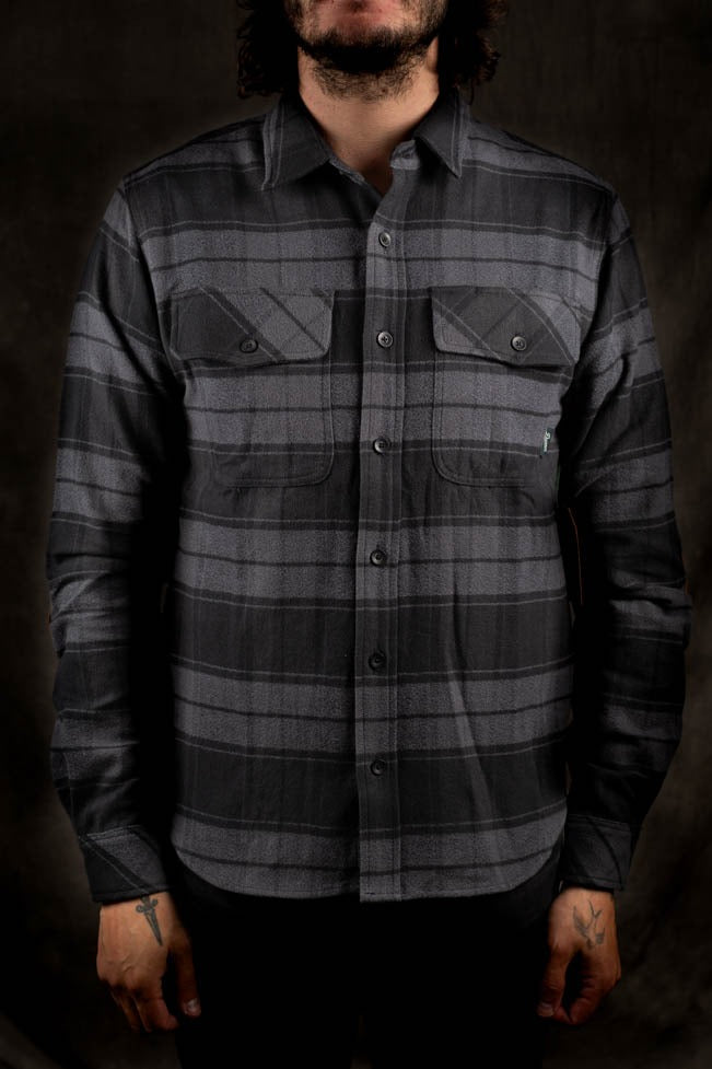 Danner Cedar Mill Cotton Flannel Shirt Black Plaid