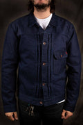 Iron Heart IHJ-140-IG 19oz Selvedge Denim Type I Jacket - Indigo/Grey