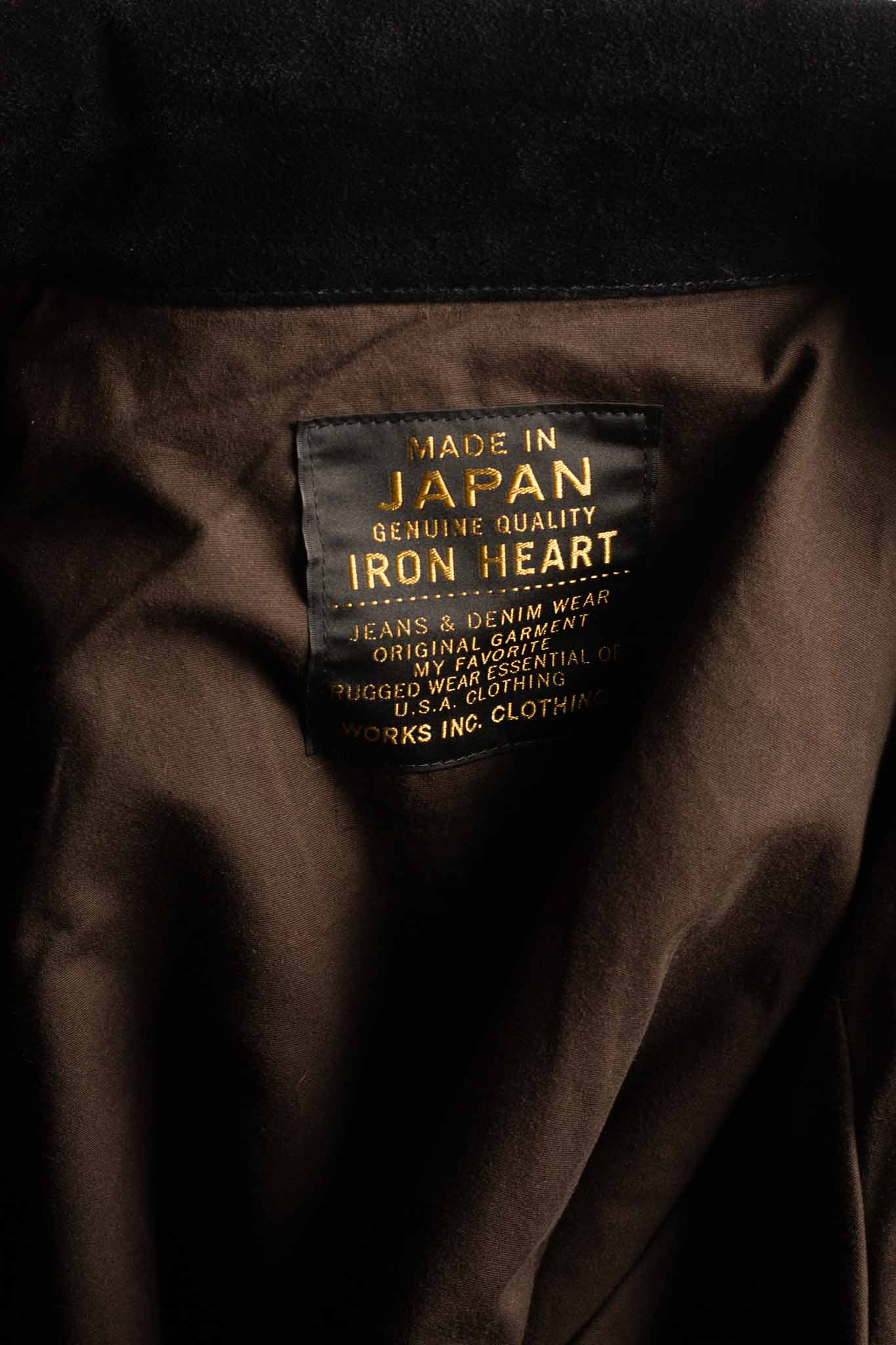 IRON HEART IHJ-49-BLK - Split Steer Modified Type III Jacket - Black
