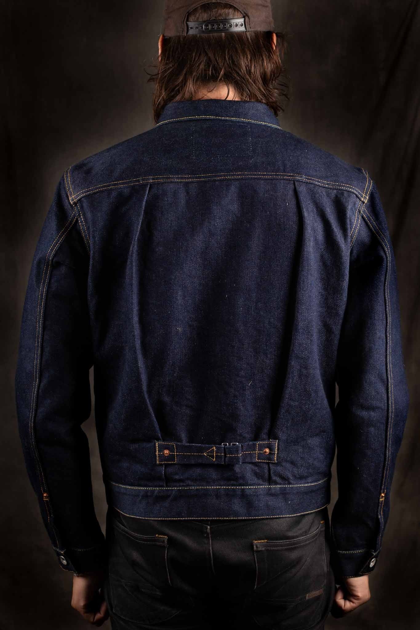 Iron Heart IHJ-139-IND 19oz Selvedge Denim Type II Jacket - Indigo