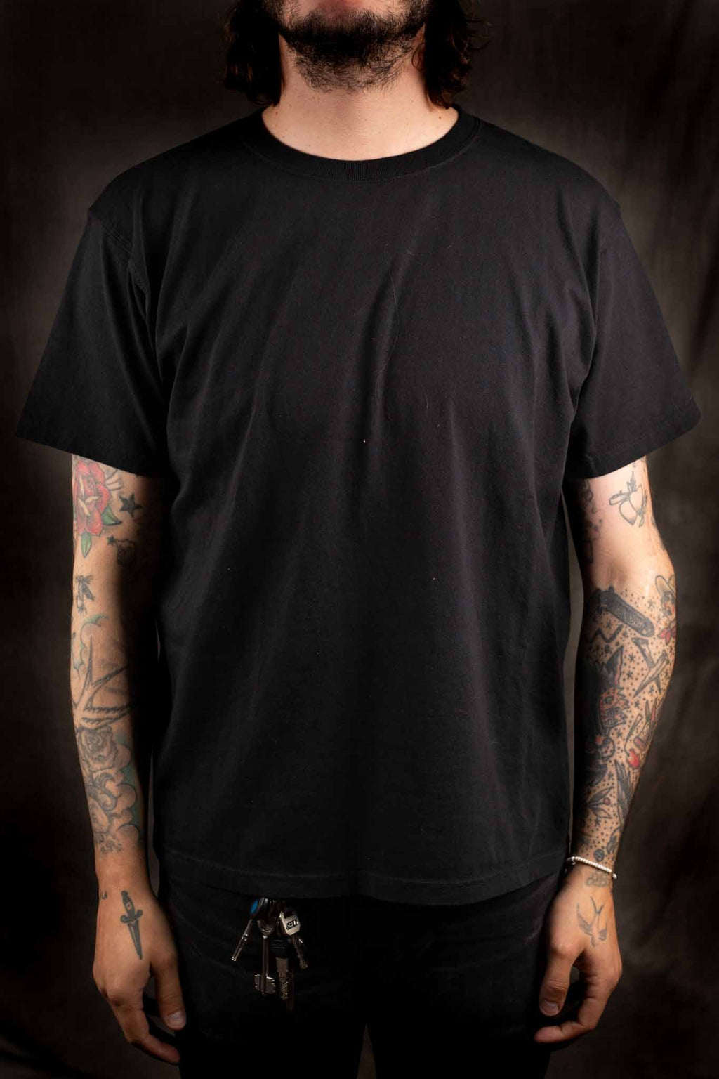 Good On 5.5oz Jersey Tubular Tee Black