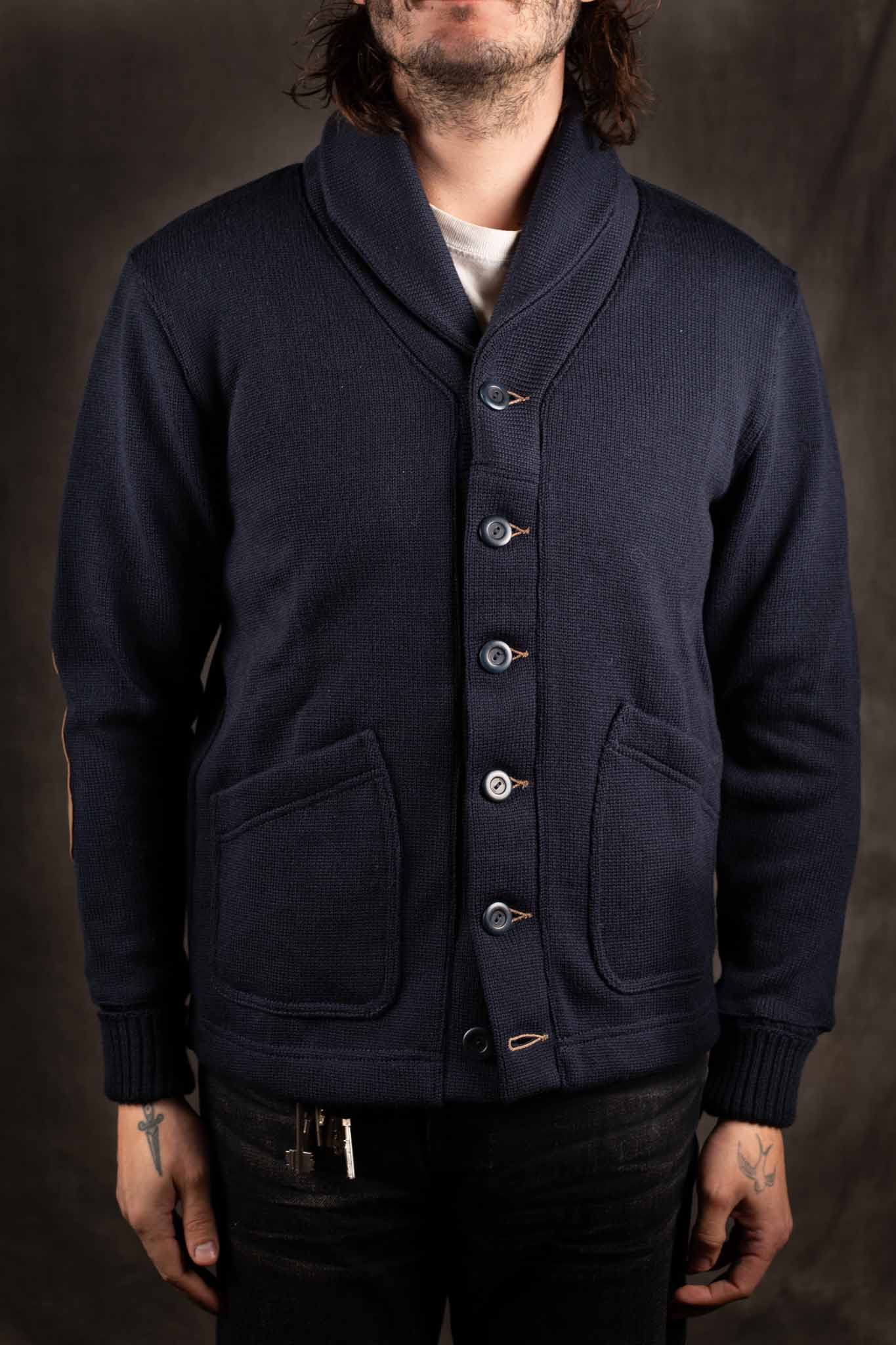 Dehen Shawl Sweater Coat 2.0 - Dark Navy