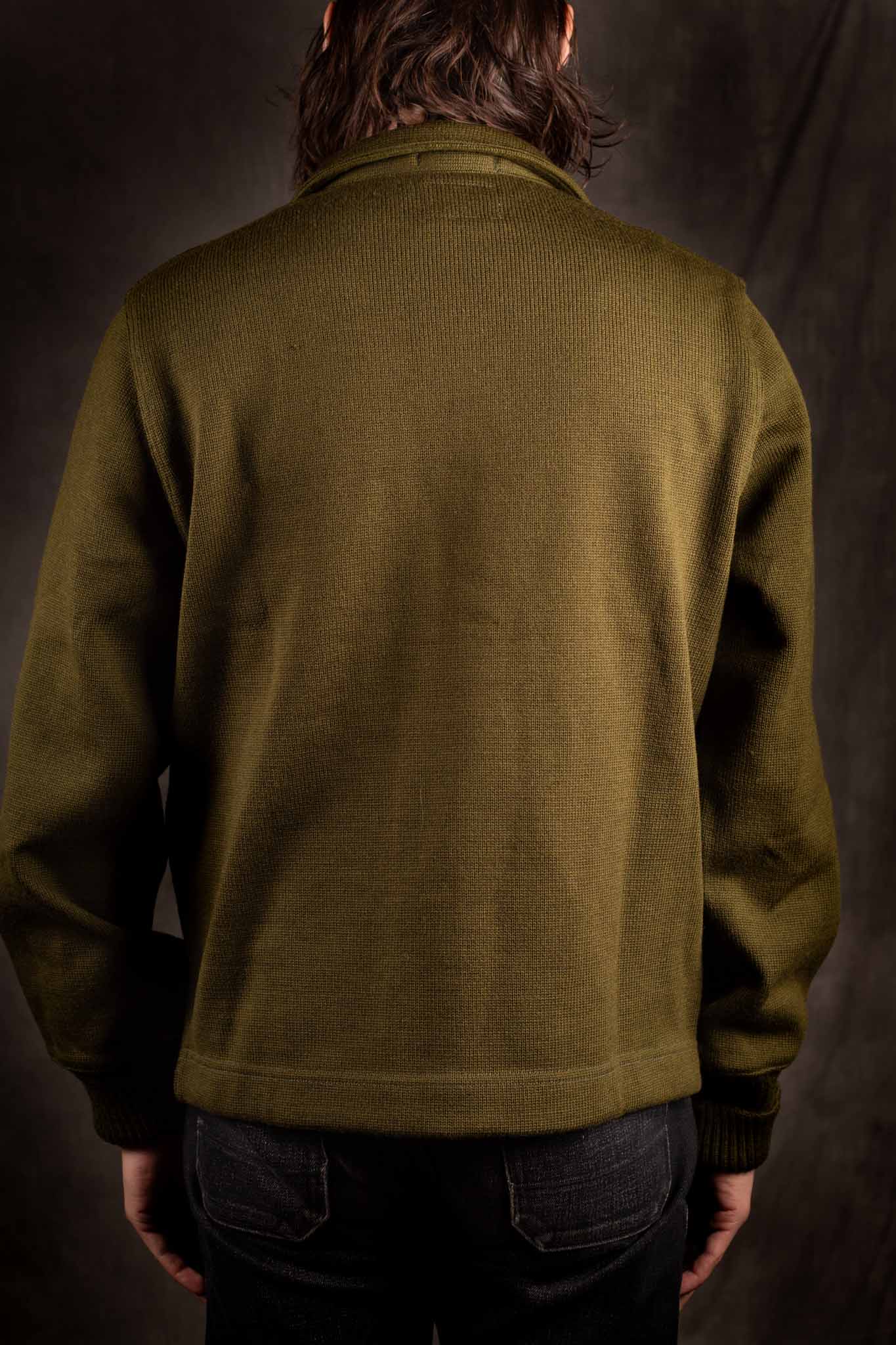 Dehen Submariner Sweater Coat - Loden