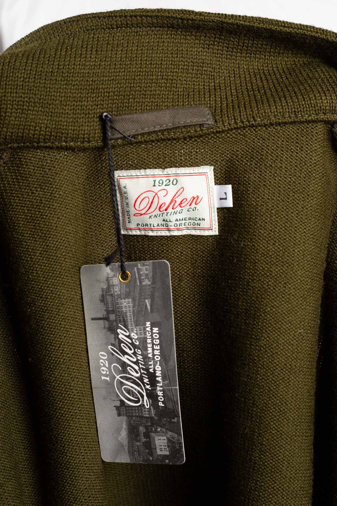 Dehen Submariner Sweater Coat - Loden