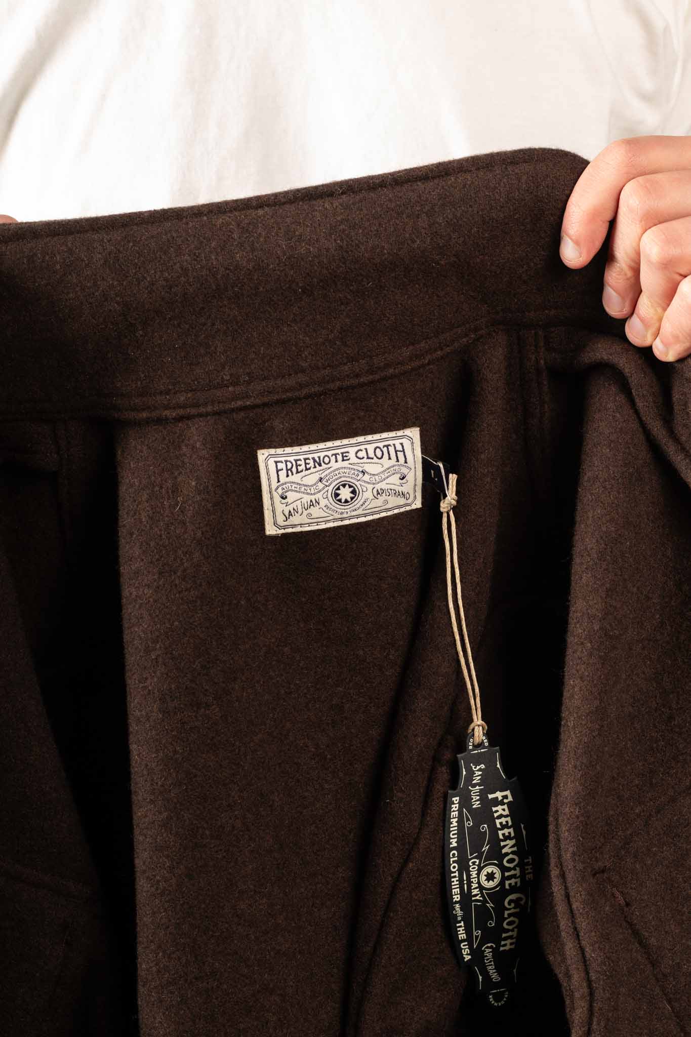 Freenote Cloth Midway Wool CPO Chocolate