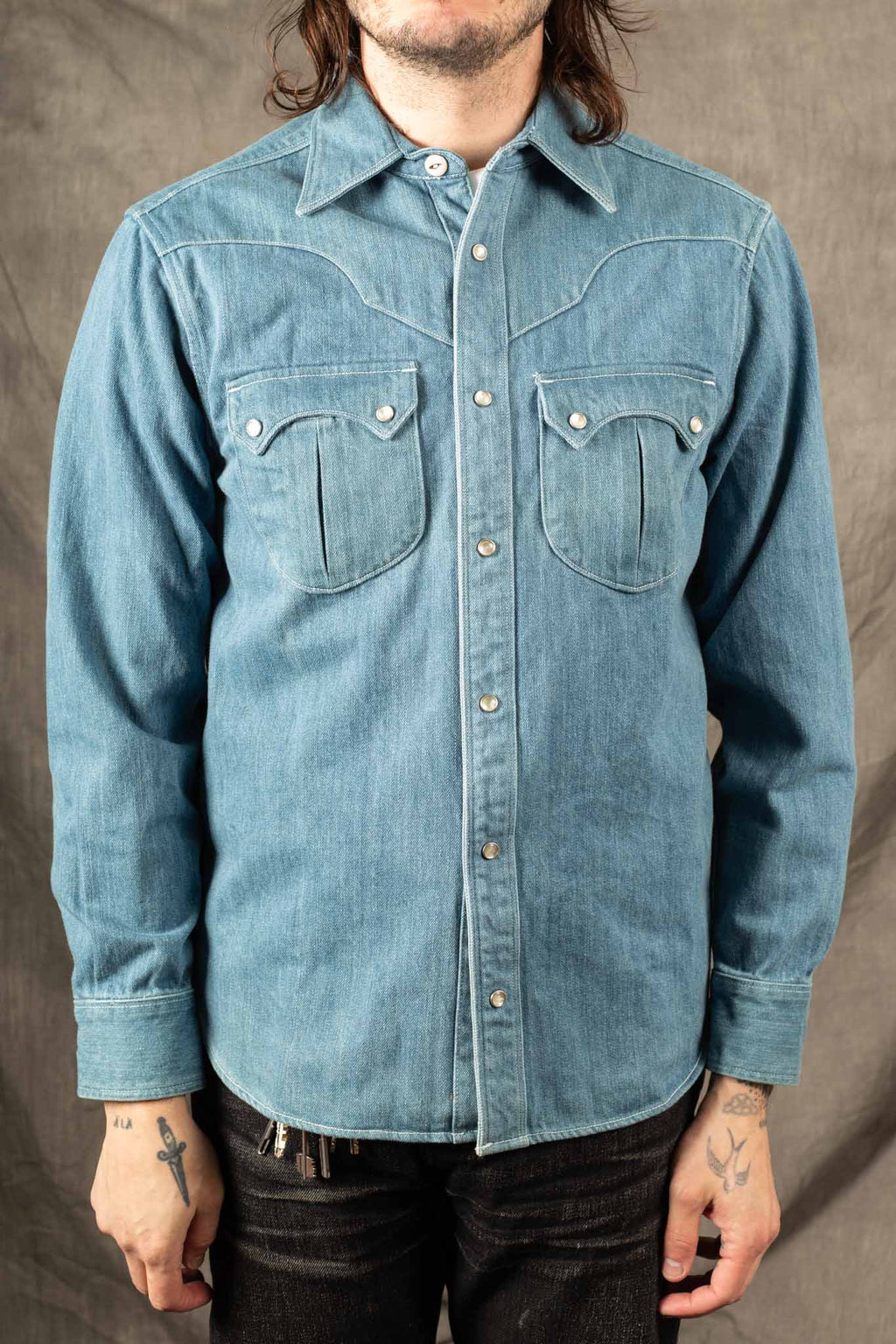 Freenote Cloth Sinclair Bleached Denim