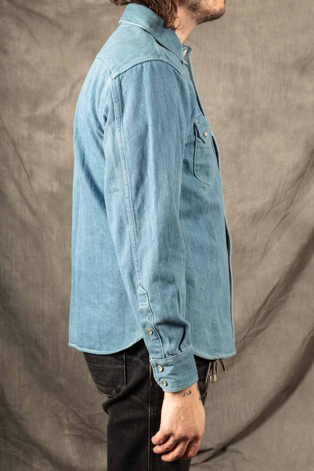 Freenote Cloth Sinclair Bleached Denim