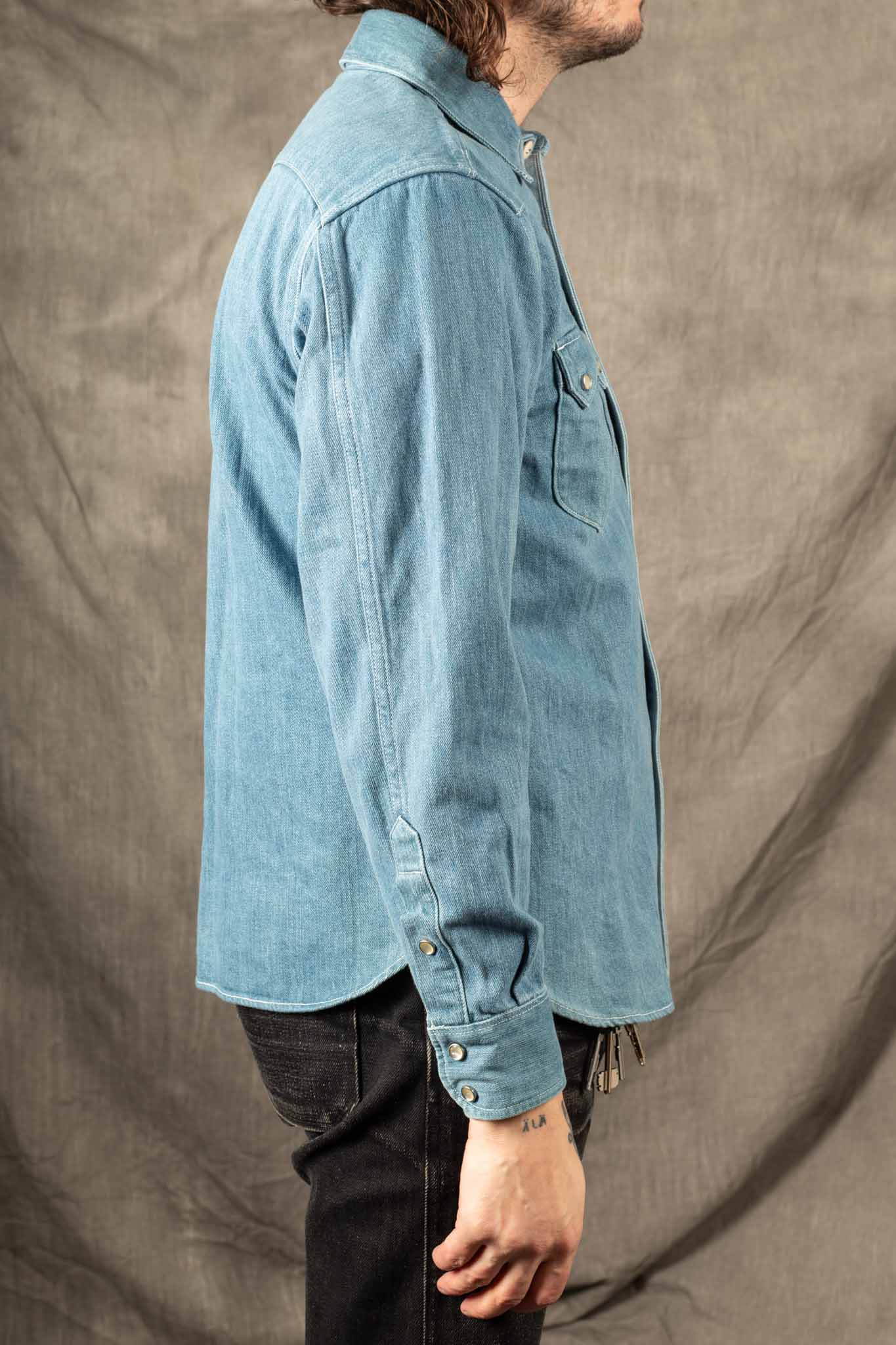 Freenote Cloth Sinclair Bleached Denim